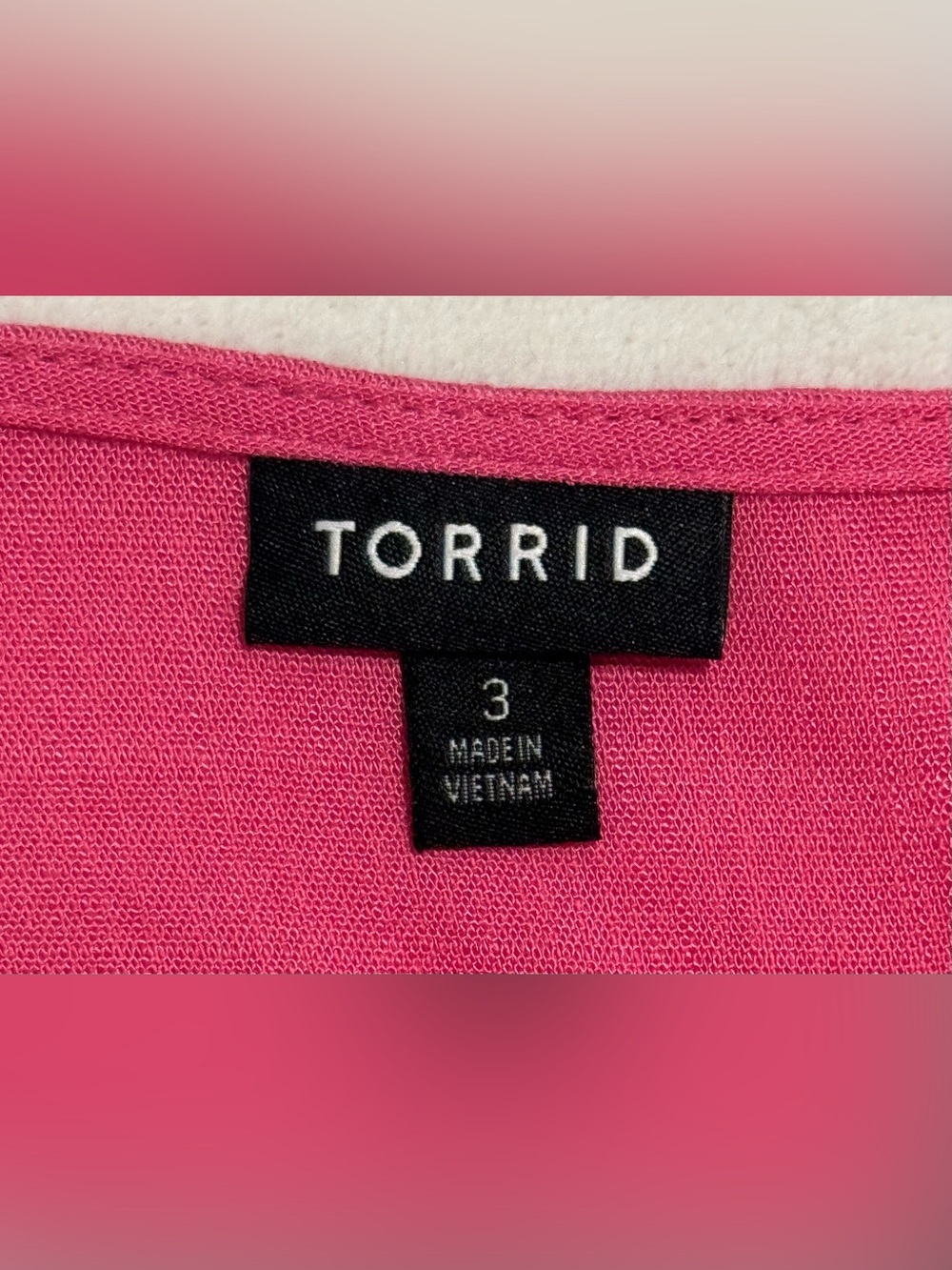 Torrid Mini Rayon Pink Slub Pintuck Neck Skater Dress Size 3X - Picture 7 of 11